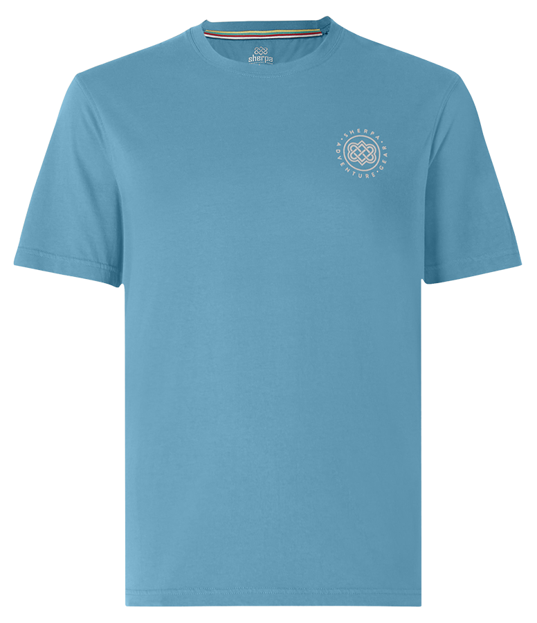 Sherpa Summit Tee Herren T-Shirt slate blue Produktbild 0