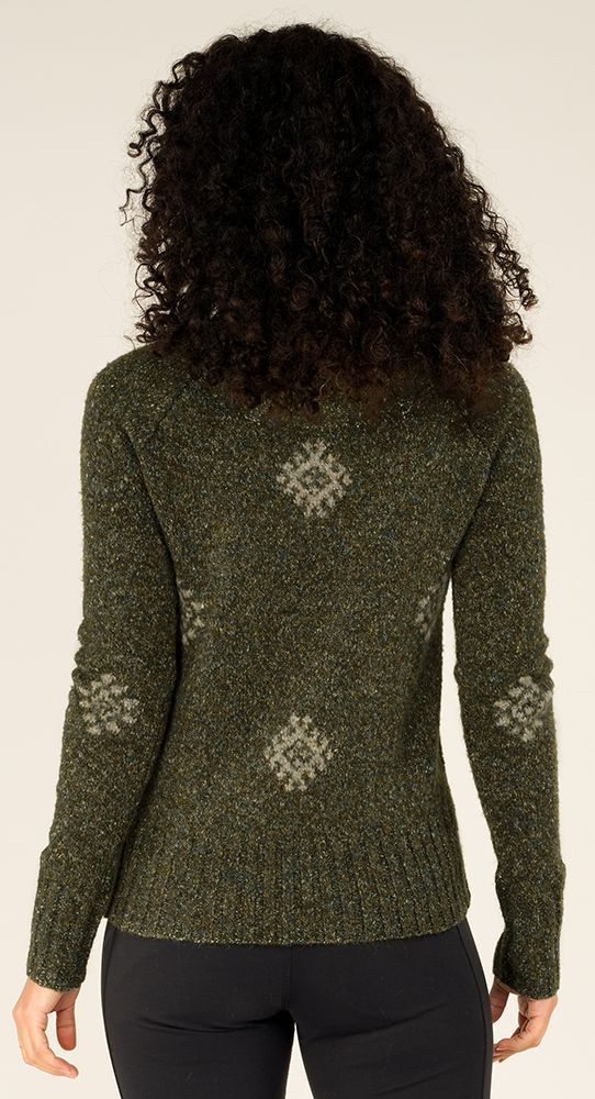 Sherpa Vindo Crew Damen Pullover evergreen Produktbild 2