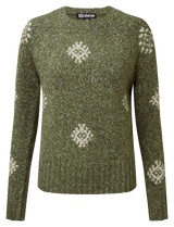 Sherpa Vindo Crew Damen Pullover evergreen Produktbild 0