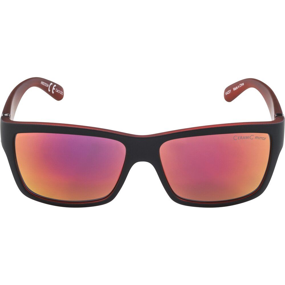 Alpina Kacey Herren Sonnenbrille black red matt Produktbild 3