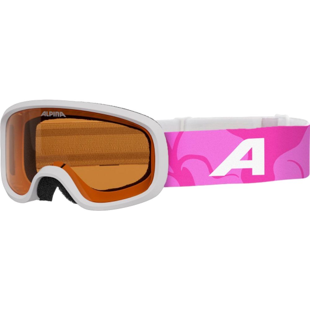 Alpina Piney 20 Kinder Skibrille white-pink-matt Produktbild 0