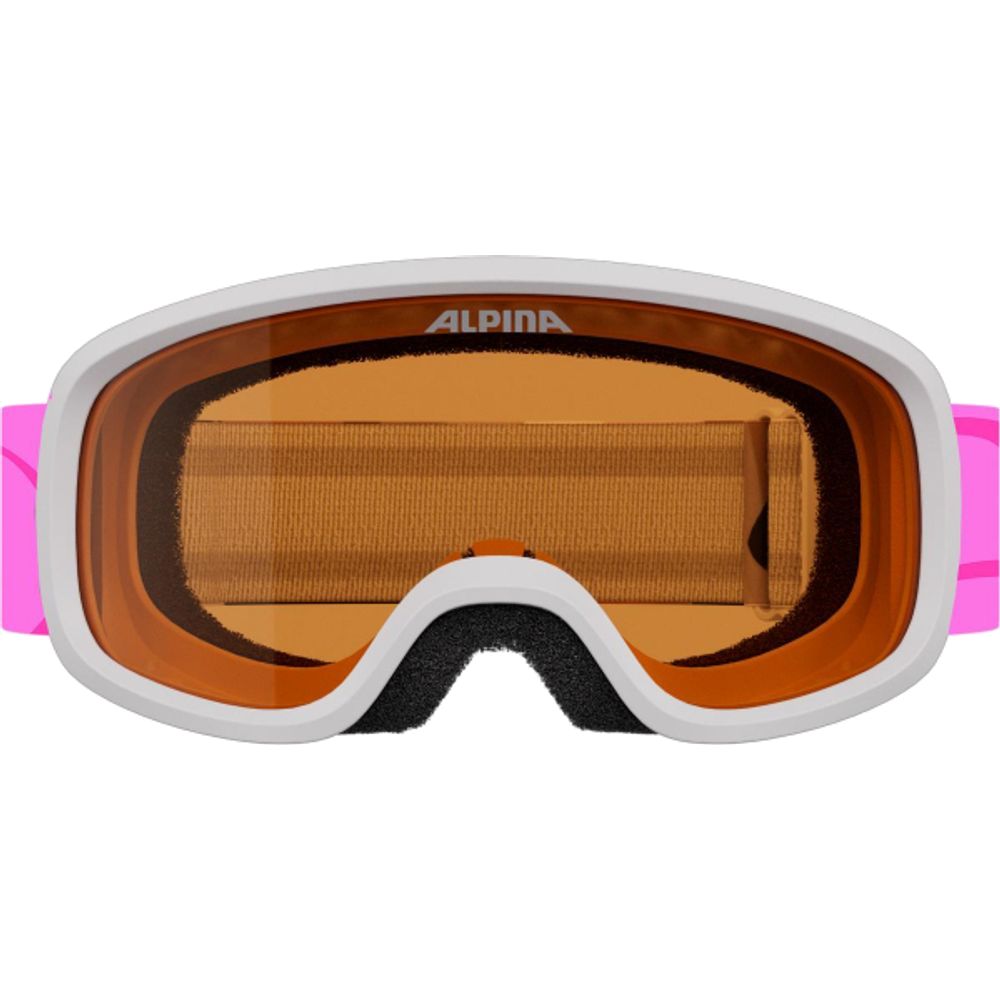 Alpina Piney 20 Kinder Skibrille white-pink-matt Produktbild 1