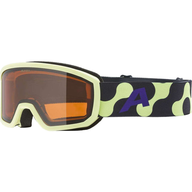 Alpina Scarabeo Jr Skibrille sunny-lime-matt Produktbild 0