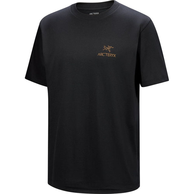 Arcteryx Kragg SL Cotton Bird Word SS Herren T-Shirt 24k-black Produktbild 0