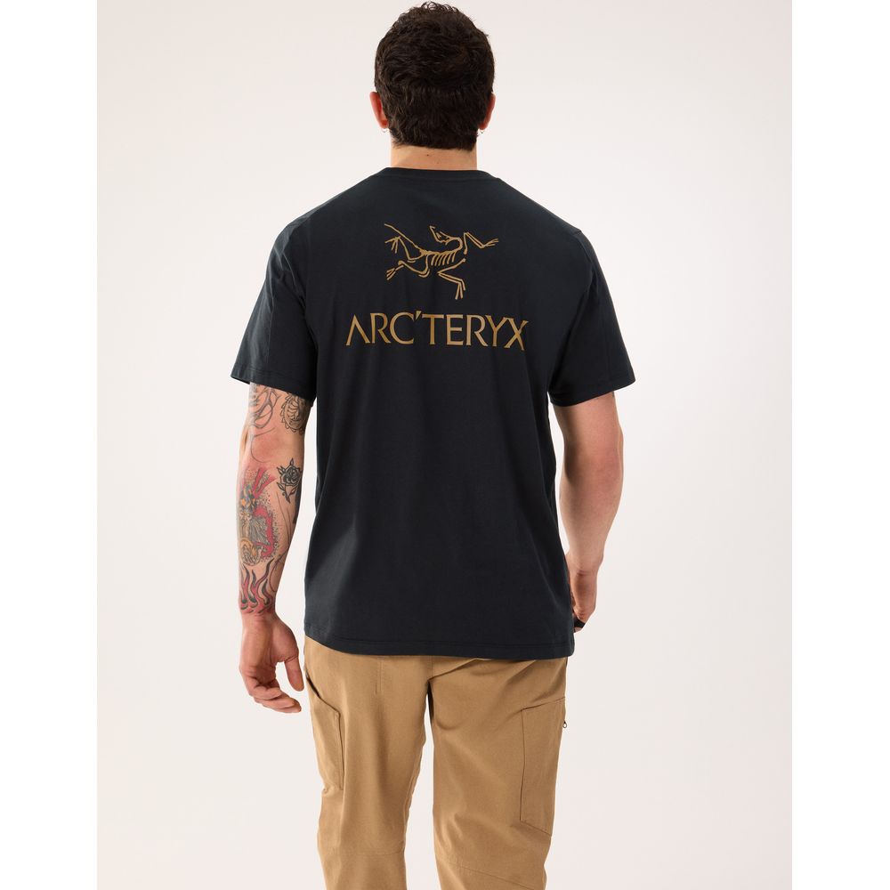 Arcteryx Kragg SL Cotton Bird Word SS Herren T-Shirt 24k-black Produktbild 1