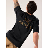 Arcteryx Kragg SL Cotton Bird Word SS Herren T-Shirt 24k-black Produktbild 3