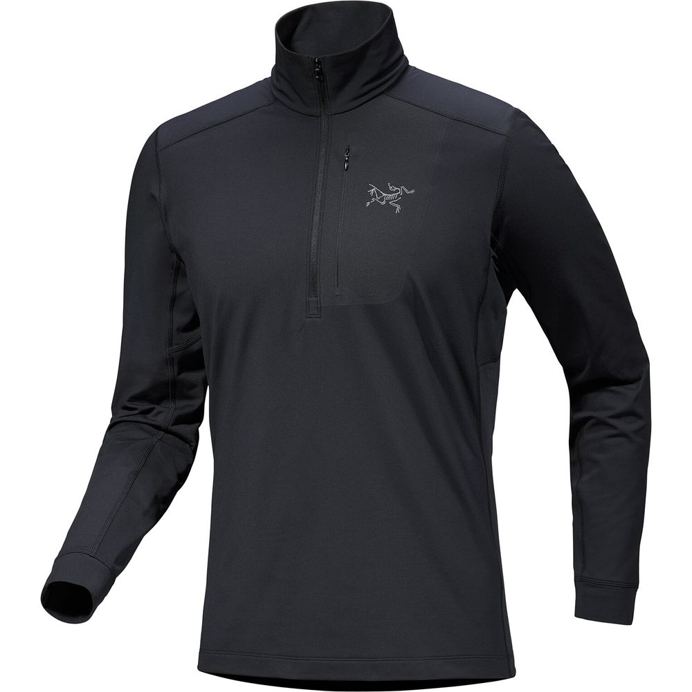 Arcteryx Rho LT Zip Neck Herren Funktionsshirt black Produktbild 0