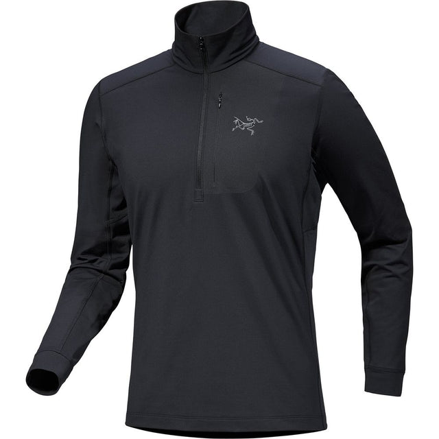 Arcteryx Rho LT Zip Neck Herren Funktionsshirt black Produktbild 0