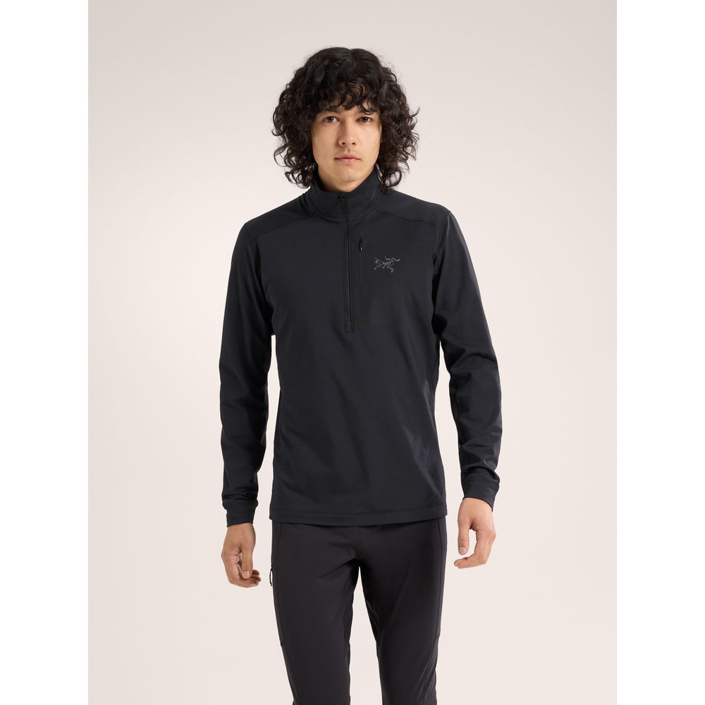 Arcteryx Rho LT Zip Neck Herren Funktionsshirt black Produktbild 2
