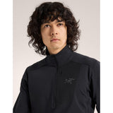 Arcteryx Rho LT Zip Neck Herren Funktionsshirt black Produktbild 4