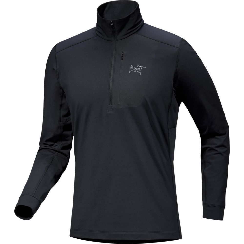 Arcteryx Rho LT Zip Neck Herren Funktionsshirt black Produktbild 7