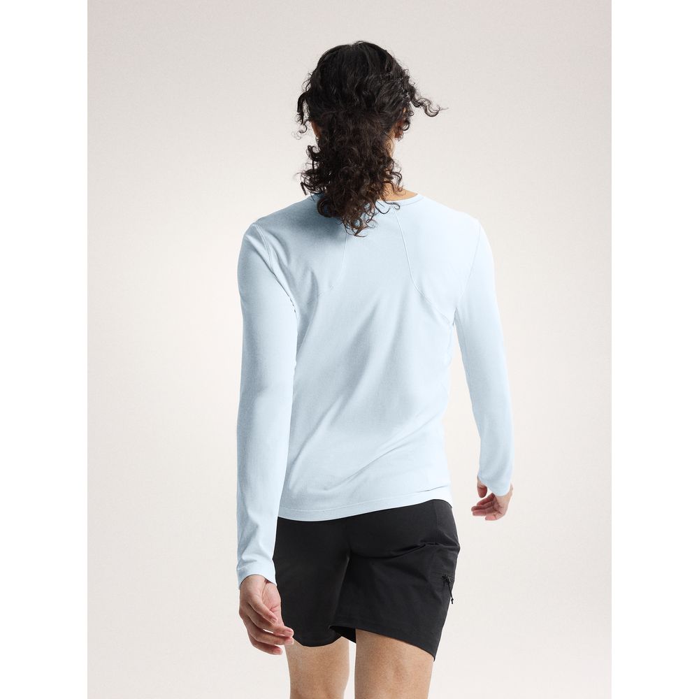 Arcteryx Sunna Crew LS Damen Langarmshirt alpine-blue Produktbild 2