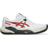 Asics Gel-Challenger 15 Clay Herren Tennisschuh white-cherry-tomato Produktbild 0