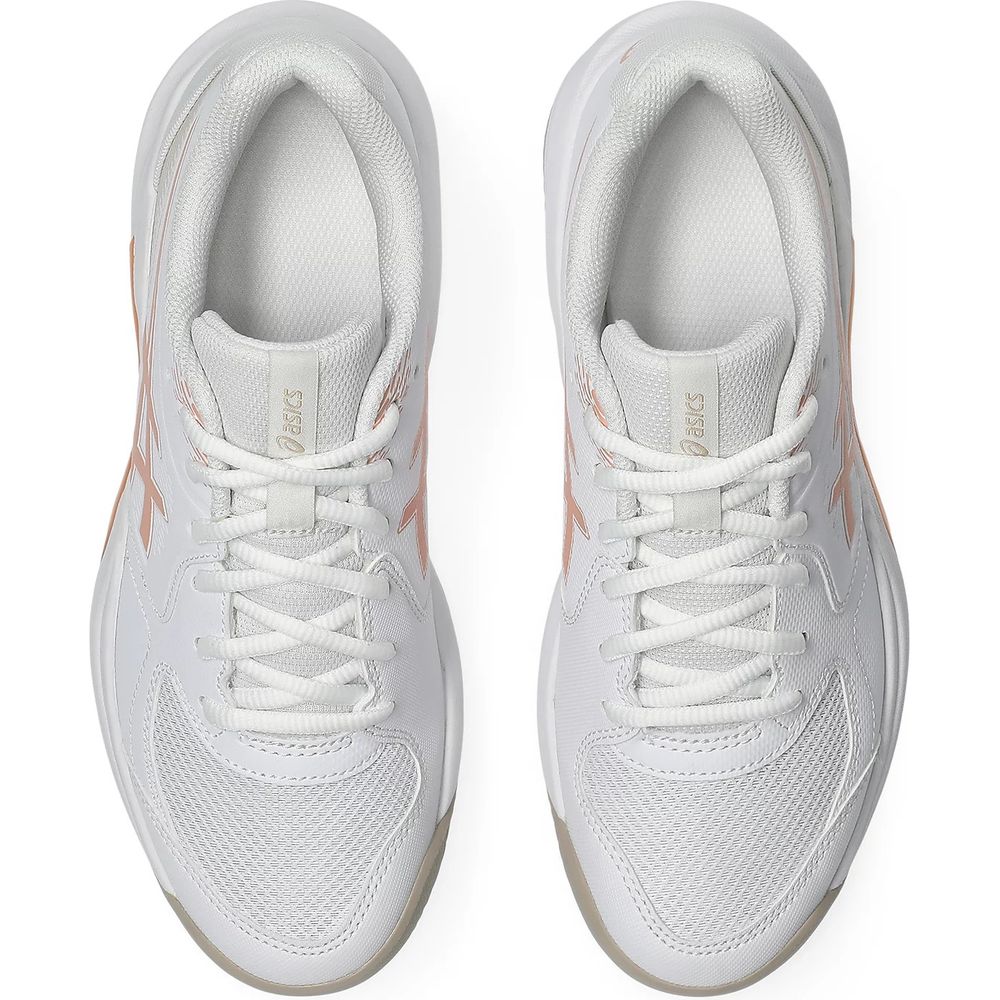 Asics Gel-Dedicate 9 Clay Damen Tennisschuh white-cantaloupe Produktbild 3