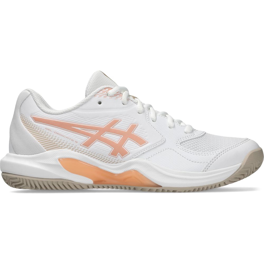 Asics Gel-Dedicate 9 Clay Damen Tennisschuh white-cantaloupe Produktbild 4