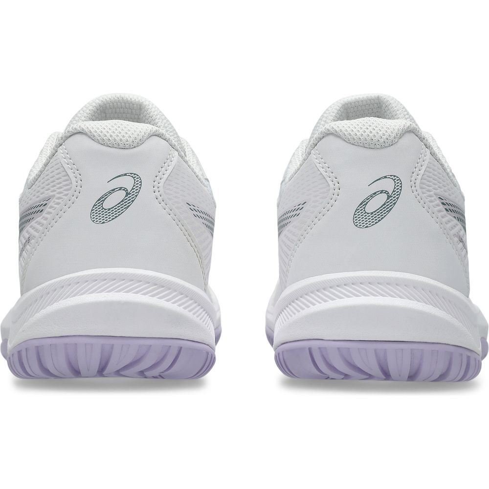 Asics Upcourt 6 Damen Hallenschuh white-foggy-teal Produktbild 1