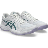 Asics Upcourt 6 Damen Hallenschuh white-foggy-teal Produktbild 3