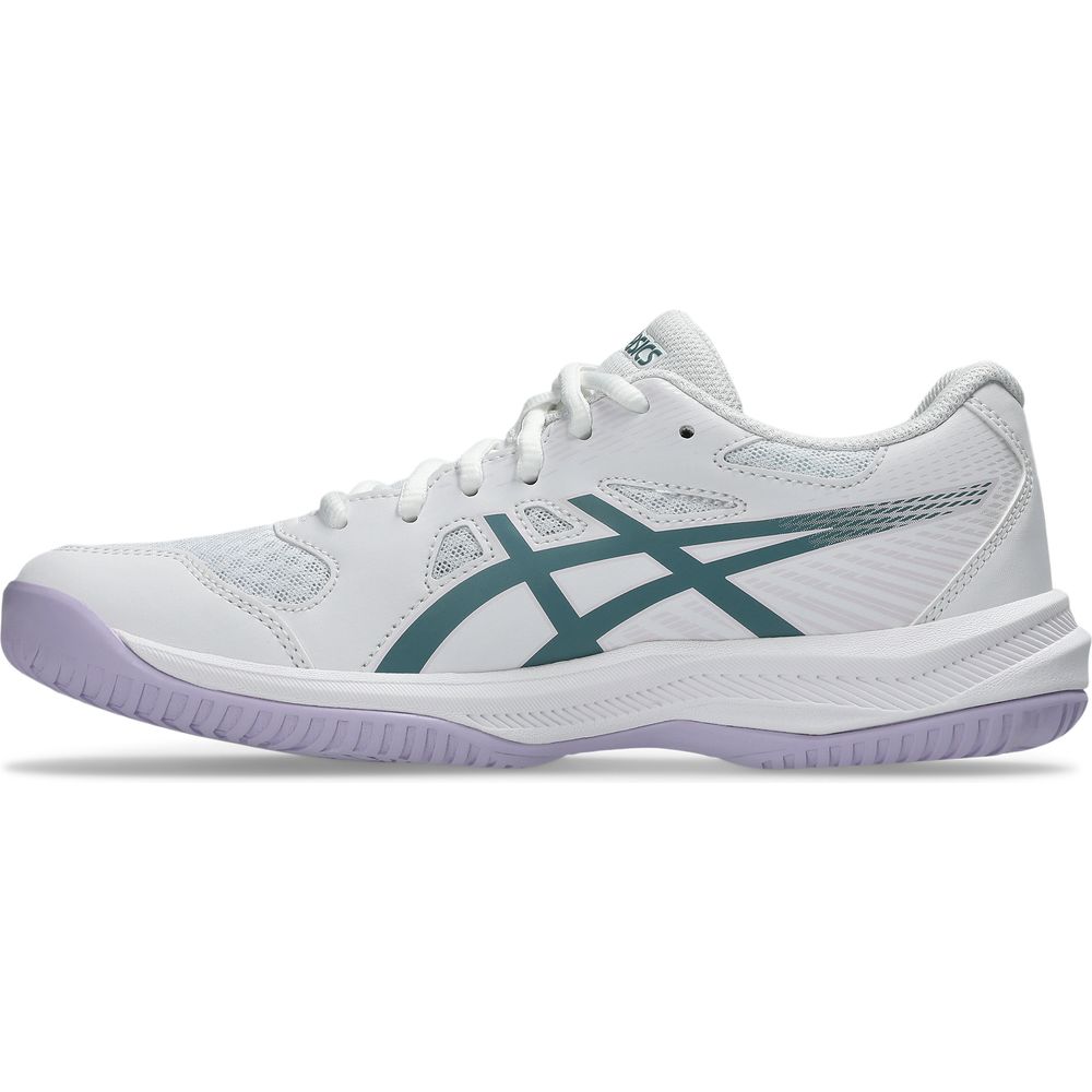 Asics Upcourt 6 Damen Hallenschuh white-foggy-teal Produktbild 5