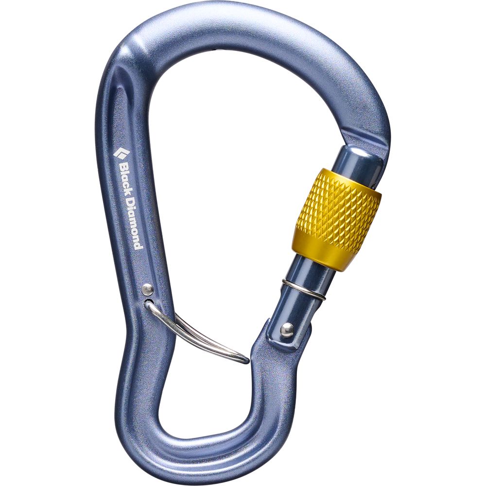 Black Diamond Gridlock Screwgate Schraubkarabiner gray Produktbild 0