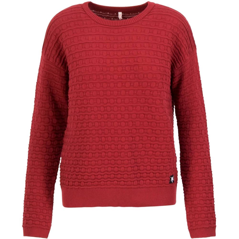 Blutsgeschwister Chic Promenade Damen Strickpullover folklore-red-knit Produktbild 0