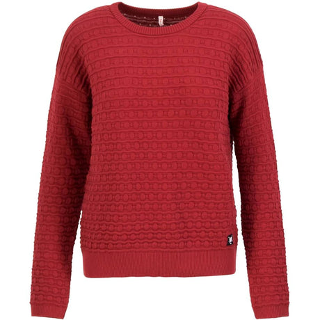 Blutsgeschwister Chic Promenade Damen Strickpullover folklore-red-knit Produktbild 0