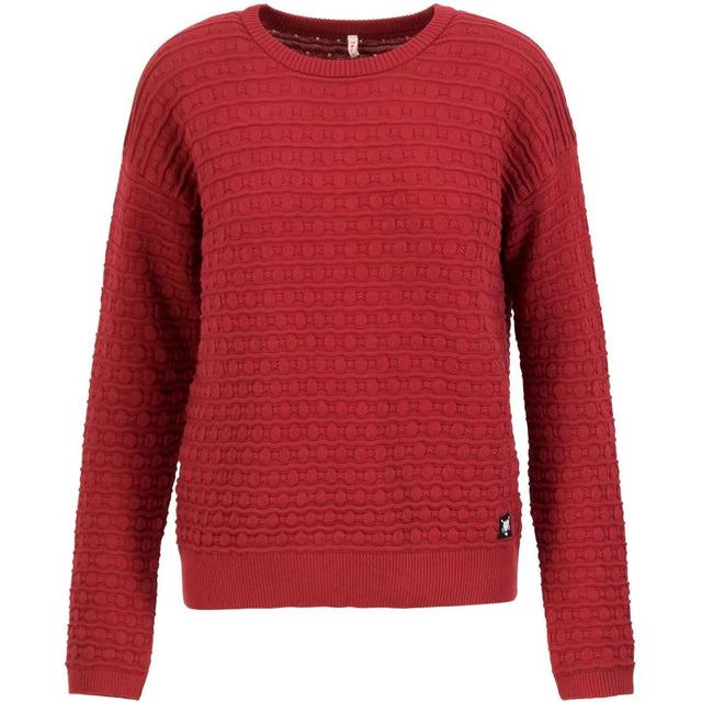 Blutsgeschwister Chic Promenade Damen Strickpullover folklore-red-knit Produktbild 0