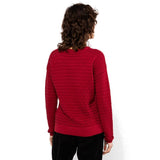Blutsgeschwister Chic Promenade Damen Strickpullover folklore-red-knit Produktbild 2