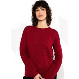 Blutsgeschwister Chic Promenade Damen Strickpullover folklore-red-knit Produktbild 4