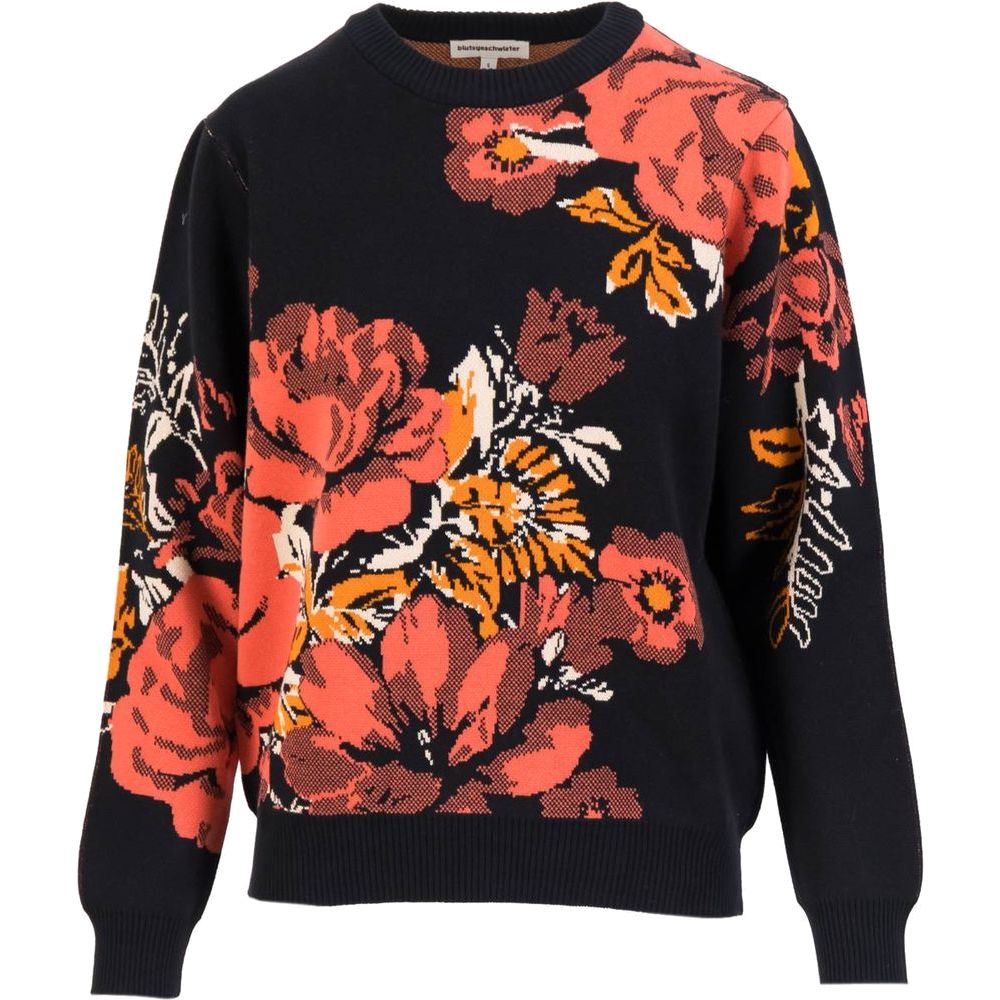 Blutsgeschwister Cosy Storyteller Damen Strickpullover golden-flower Produktbild 0
