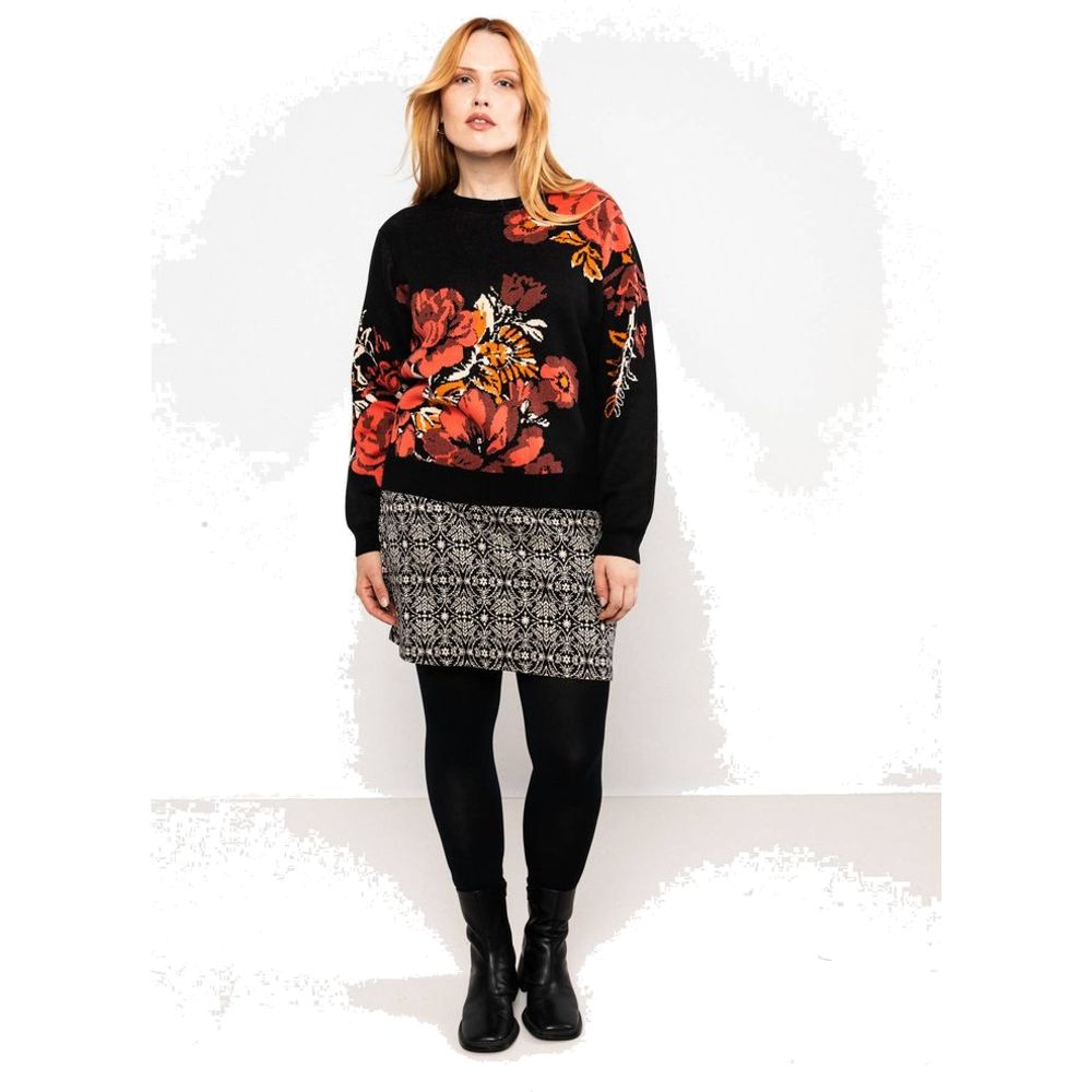 Blutsgeschwister Cosy Storyteller Damen Strickpullover golden-flower Produktbild 1