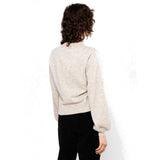 Blutsgeschwister Feeling Fancy damen Wollpullover driftwood-glow-melange-beige Produktbild 3