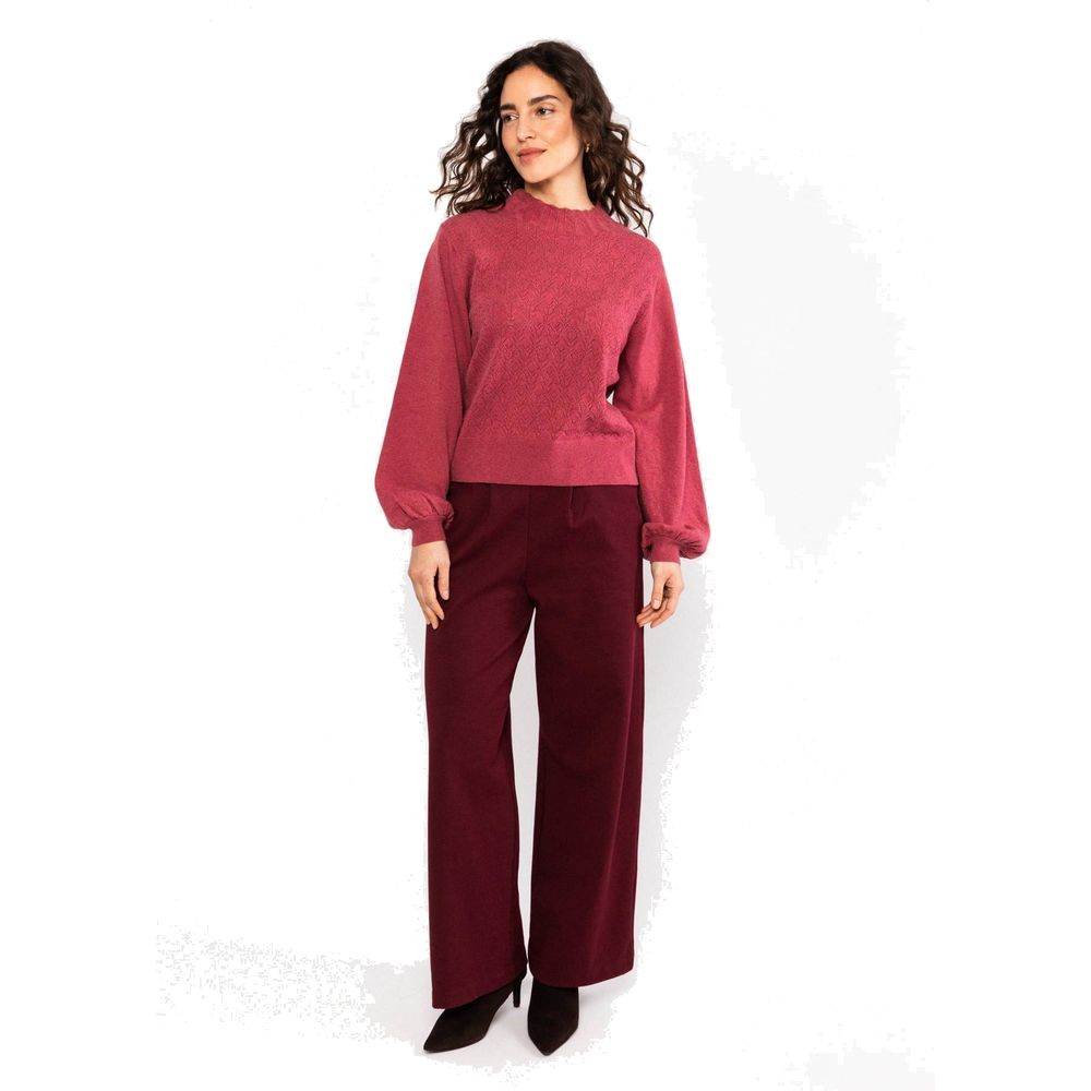 Blutsgeschwister Feeling Fancy Damen Wollpullover dusty-bloom-melange-pink Produktbild 1