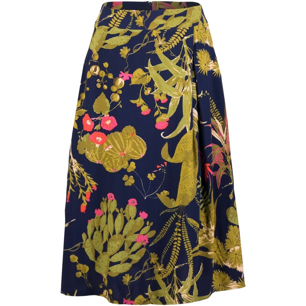 Blutsgeschwister Flowtime Damen Midirock western-romance Produktbild 0