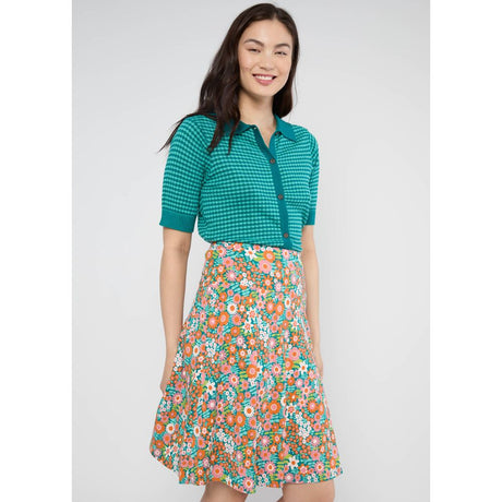 Blutsgeschwister Frischluft Damen Rock flower flow Produktbild 1