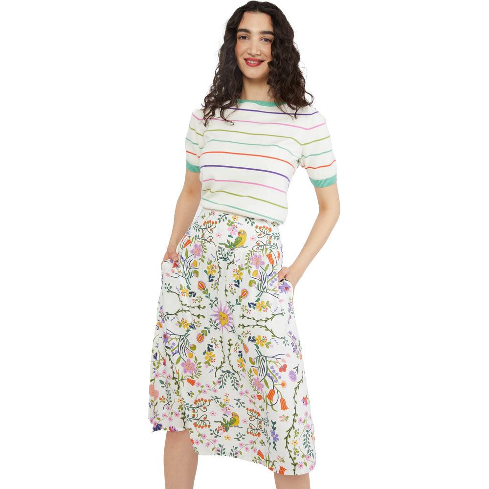 Blutsgeschwister Glücksglocke Long Damen Rock flower sun and moon Produktbild 1