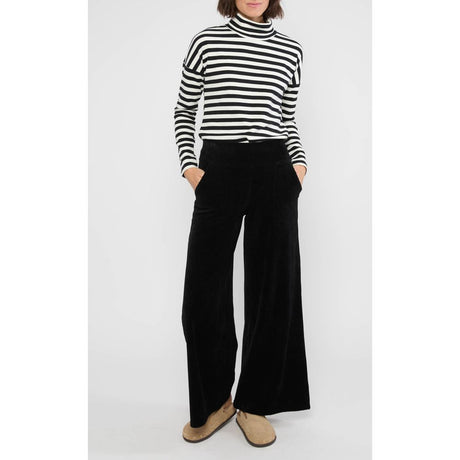 Blutsgeschwister Jolly Marleen Damen Cordhose fine needle black Produktbild 1
