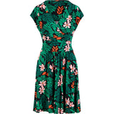 Blutsgeschwister La Vie Est Belle En Été Damen Kleid dreaming-under-palm-leaf Produktbild 0