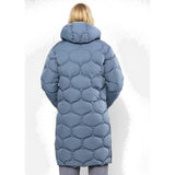 Blutsgeschwister No Down Mister Damen Wintermantel slate-haze-statement Produktbild 4