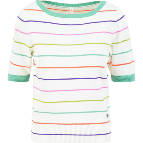 Blutsgeschwister Pretty Preppy Damen T-Shirt rainbow ribbons stripes Produktbild 0