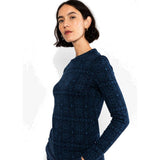 Blutsgeschwister Safe And Warm Turtle Damen Strickshirt blue-harvest-thanks Produktbild 4