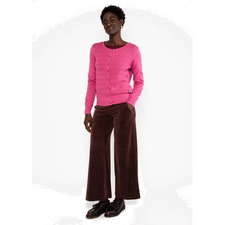 Blutsgeschwister Save The Brave Damen Strickjacke folklore-pink-knit Produktbild 1