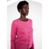 Blutsgeschwister Save The Brave Damen Strickjacke folklore-pink-knit Produktbild 2