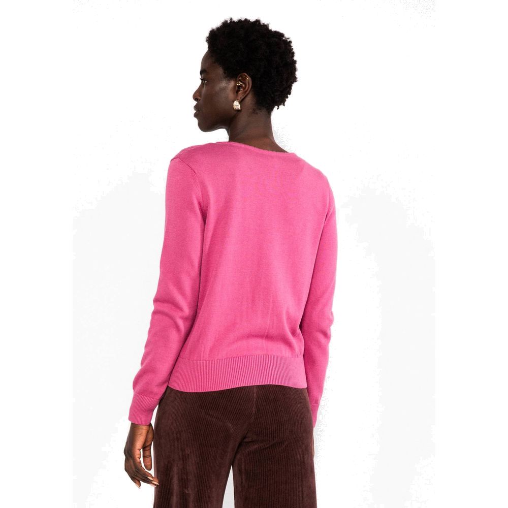 Blutsgeschwister Save The Brave Damen Strickjacke folklore-pink-knit Produktbild 3