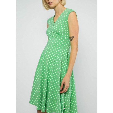 Blutsgeschwister Shalala Tralala In Love Damen Kleid favourite-green-dot Produktbild 1