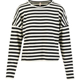 Blutsgeschwister Stereo Rainbow Crew Damen Longsleeve wizardy black stripes Produktbild 0