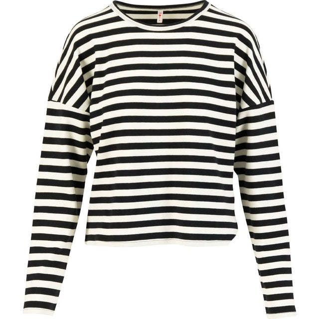 Blutsgeschwister Stereo Rainbow Crew Damen Longsleeve wizardy black stripes Produktbild 0