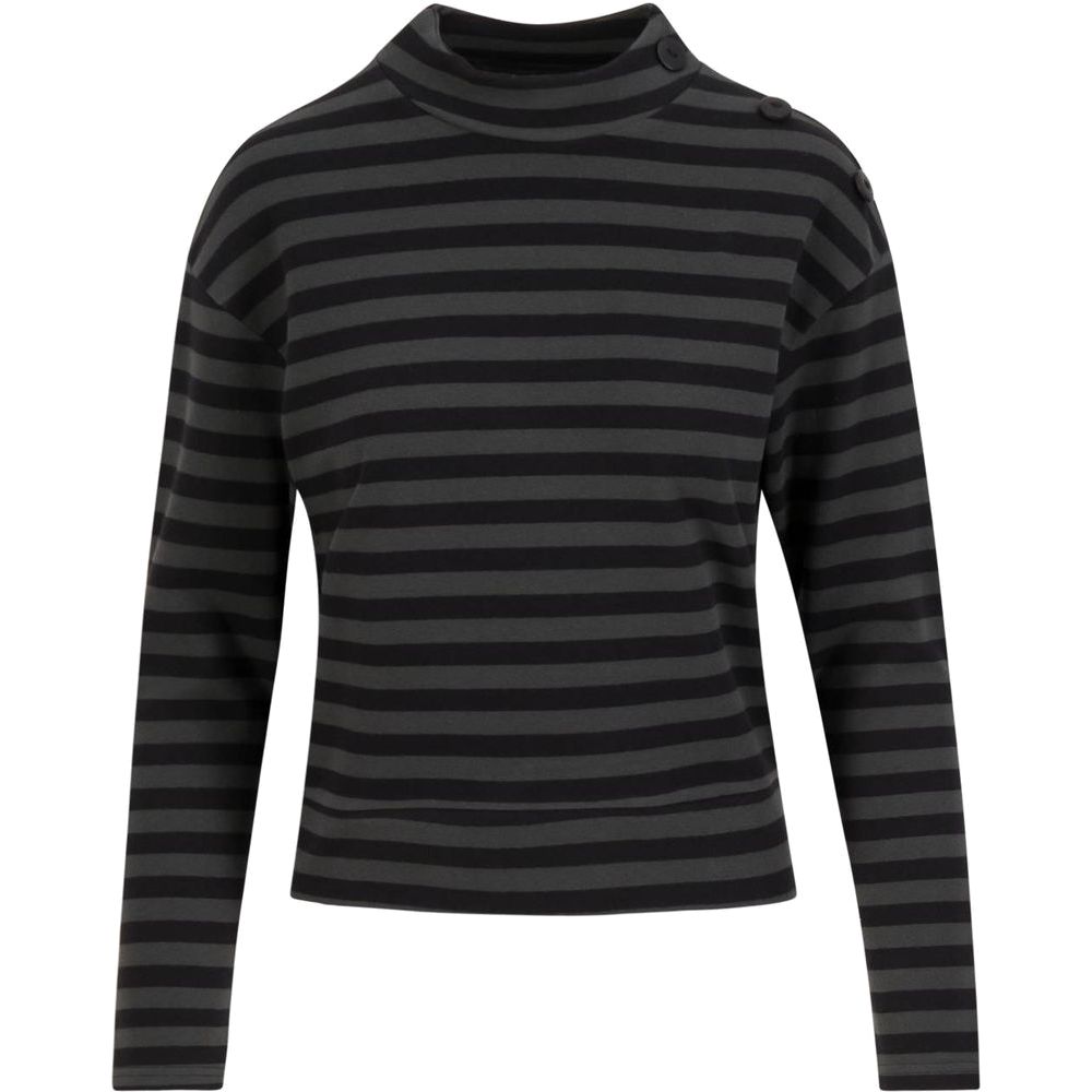 Blutsgeschwister Stereo Rainbow Seafarer Damen Longsleeve black-line-stripes Produktbild 0