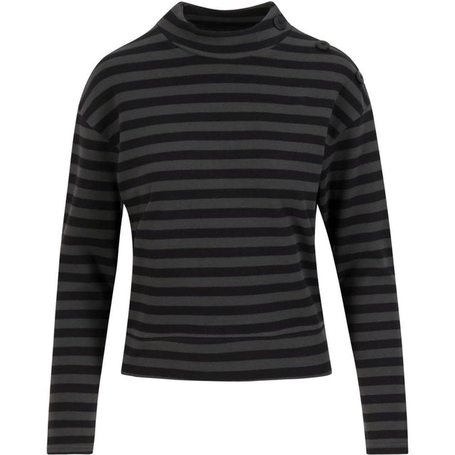 Blutsgeschwister Stereo Rainbow Seafarer Damen Longsleeve black-line-stripes Produktbild 0