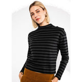 Blutsgeschwister Stereo Rainbow Seafarer Damen Longsleeve black-line-stripes Produktbild 2