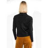 Blutsgeschwister Stereo Rainbow Seafarer Damen Longsleeve black-line-stripes Produktbild 3